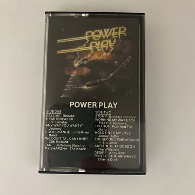 K-Tel - POWER PLAY (1980 Cassette Tape) Various Artists REAL PICTURES!!! - Image 1 of 4