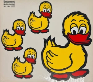 Aufkleber Sticker Ente dug Küken Familie family - Afbeelding 1 van 2
