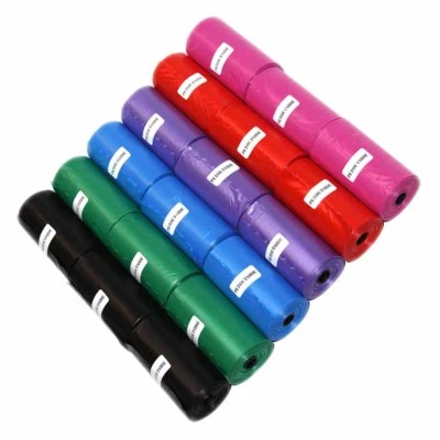 BOLSAS PARA CACA DE RESIDUOS DE MASCOTAS PERROS 1200 COLORES Recarga 60 rollos con núcleo Recoge tu color Foto 1 de 3