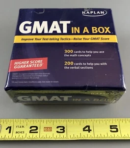 GMAT in a Box by Kaplan Higher Education Staff (2010, Cards,Flash Cards) D3.2 - Picture 1 of 5