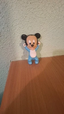ancien jouet mickey baby bébé bleu illco disney - Photo 1/4