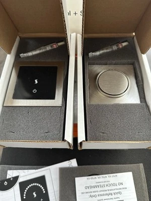 ThermaSol MicroTouch Square Modern Kit- Control & Steam Head Satin Nickel - Image 1 of 4