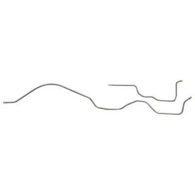 Kit de línea de freno tubos de eje trasero Jeep Cherokee J10 1974-91 OE acero 2 piezas Foto 1 de 4