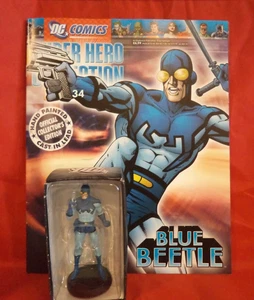 Eaglemoss DC Comics Super Hero Collection #34 Blue Beetle Figurine & Magazine - Picture 1 of 1