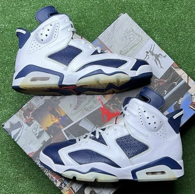 Zapatillas Air Jordan 6 Retro Olímpicas 2024 Talla 9M Foto 1 de 4