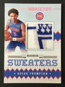 2023-24 Hoops Winter #RSW-AST Ausar Thompson Rookie Sweaters Detroit Pistons - Bild 1 von 2