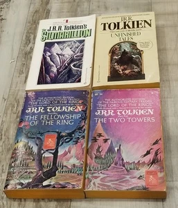 JRR Tolkien Lord Of The Rings Dolphin Edition 1960s Book Lot Silmarillion 1st - Picture 1 of 11