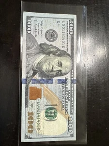 Billete de 100 dólares (billete de cien dólares) - Serie 2009 (ligeramente circulado) elegante - Imagen 1 de 2