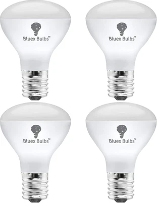 4 Pack R14 LED Bulb 4W E17 Base Mini Spotlight Floodlight Light Bulb Dimmable... - Image 1 of 4