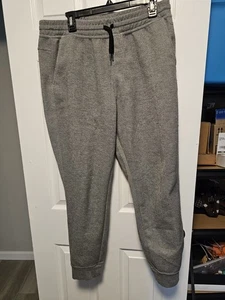 90 Degree Mens Jogger Pants Size L Gray Stretch Pockets Drawstring - Picture 1 of 3