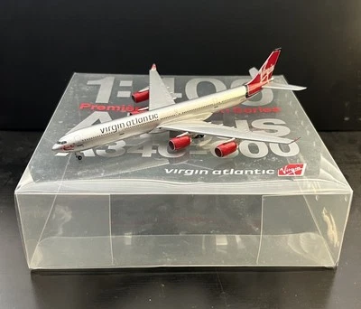 ixo Modelos 1:400 Virgin Atlantic Airbus A340-600 G-VSHY Premiére Collection Foto 1 de 4