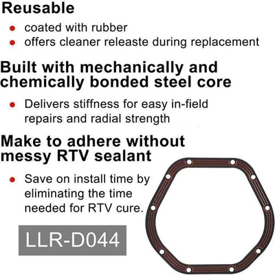 VISVIC Differential Cover Gasket D044 Fit Jeep Wagoneer 1965-1972 5.0L 5.3L 5.7L - Изображение 1 из 4