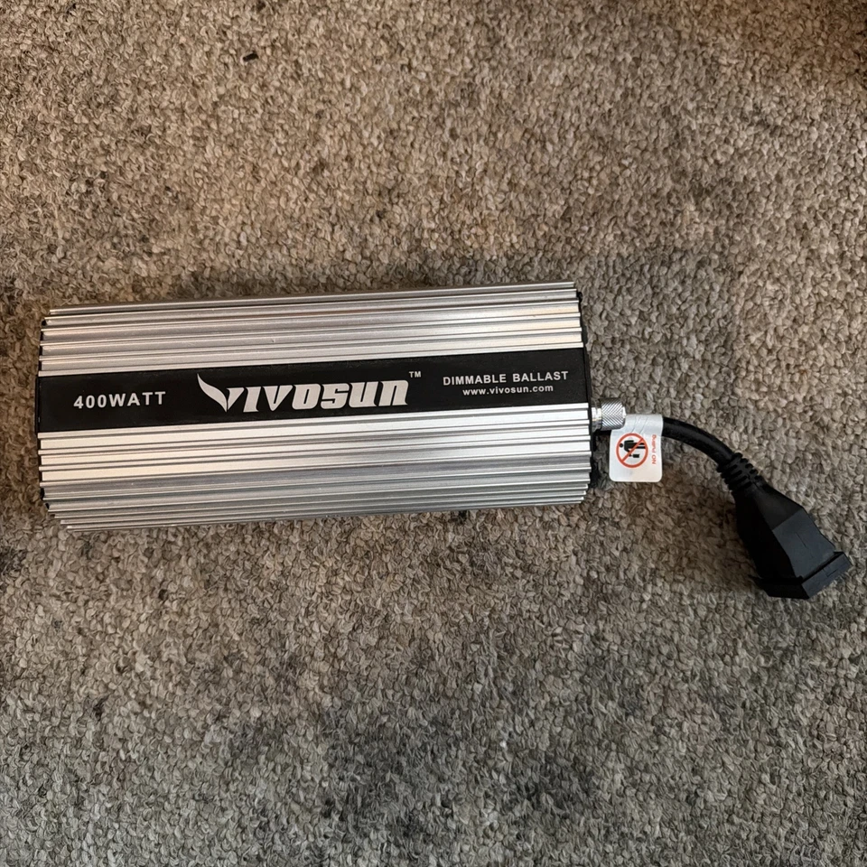 Lastre electrónico digital regulable VIVOSUN 400w para bombilla MH HPS 120~240V Foto 1 de 4