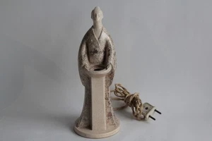 ROBJ Veilleuse Brûle parfum anthropomorphe céramique craquelée Art déco (61812) - Picture 1 of 8