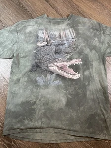 The Mountain Crocodiles AOP Shirt grün Herren 4XL Alligatoren Outdoor Wildtiere - Bild 1 von 6
