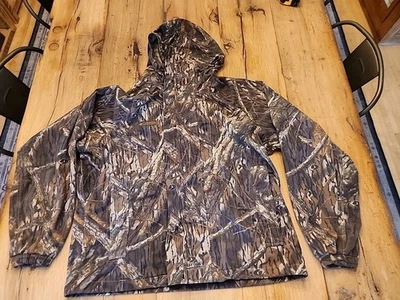 Columbia Hunting Jacket Mens Large Mossy Oak Shadow Branch  Camo Full Zip,  Hood - Image 1 of 4
