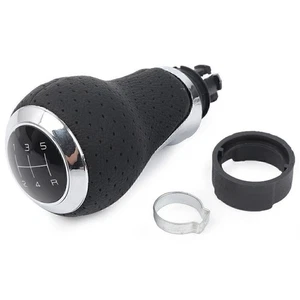 For Audi A4 S4 B8 8K A5 8T Q5 8R S Line 07-15 Black 5 Speed Car Gear Shift Knob - Picture 1 of 8