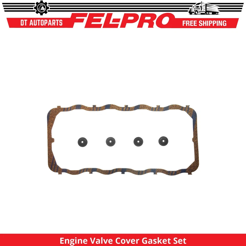 For 1992-1994 Geo Metro 1.3L L4 Engine Valve Cover Gasket Set Fel-Pro 1993 - Image 1 of 1