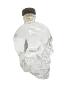 Crystal Head Vodka Skull Bottle Clear, Empty 750 ml with cork stopper - Picture 1 of 10