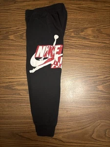 Youth Nike Air Jordan Black Fleece Jogger Pant, Small 8-10 yrs.) Jump man - Picture 1 of 8