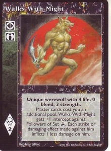 4 x Walks With Might VTES CCG Promo - Picture 1 of 1
