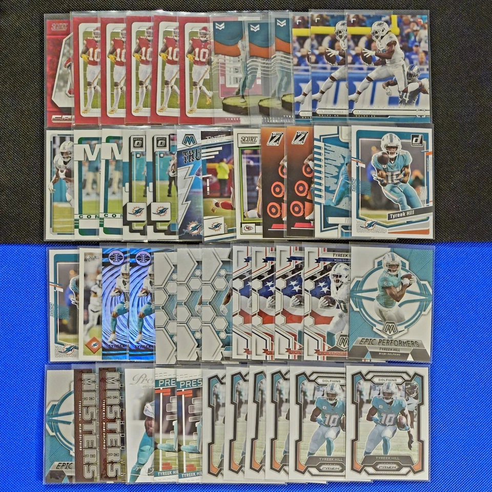 Tyreek Hill Inserts Premiums Base Pick Your Card & $ave Chiefs Dolphins - Image 1 of 1