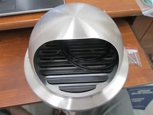 Stainless Steel Round Exhaust Air Dryer Vent Cover Hood with Rubber Seal 6" - Picture 1 of 6