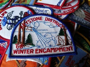 BOY SCOUT OF AMERICA BSA PATCH KEYSTONE DISTRICT 1968 - Bild 1 von 2