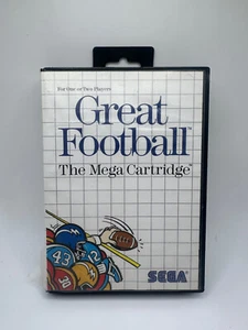 Great Football (Sega Master System, 1987) Mega Cartridge with Booklet (Ripped) - Picture 1 of 5