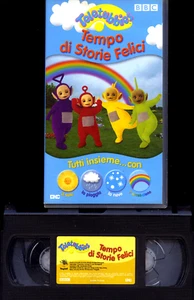 TELETUBBIES TEMPO DI STORIE FELICI ANIMAZIONE - VHS film - RAGDOLL 16288 - Foto 1 di 3