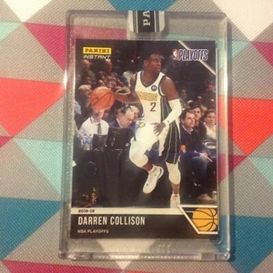 Darren Collison Pacers Black Version 1/1 Made 2018-19 Panini Instant Playoffs - Bild 1 von 2