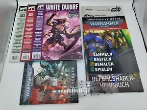 Warhammer 40k Regelbuch 9th edition Deutsch White Dwarf 464, 465, 466 - Picture 1 of 8
