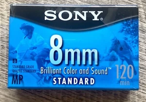 Sony 8mm Video Cassette Tape P6-120MPL 120 Minutes NEW/SEALED - Picture 1 of 5