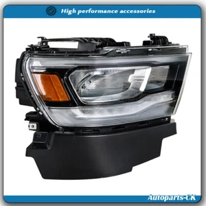 Faro LED completo con lente transparente lado derecho DRL para Dodge Ram 1500 2019 2020 2021 - Imagen 1 de 12