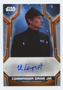 2020 Topps Star Wars Holocron ORANGE autograph card Al Lampert 19/25 - Picture 1 of 2