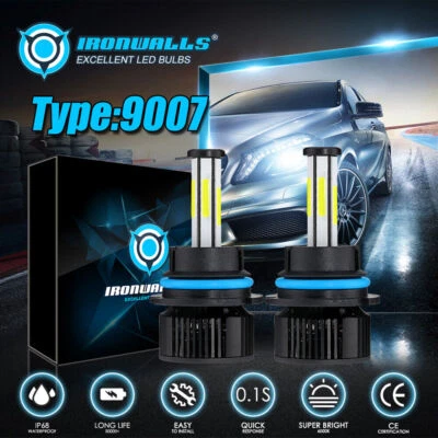 For 2003-2012 International Truck 4300 4400 9007 LED Headlight Bulbs Kit White - Image 1 of 4