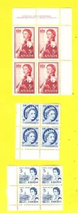 QUEEN ELIZABETH II 3 sets of quarter block stamps ! UK royals - Picture 1 of 1