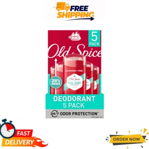 Old Spice High Endurance Deodorant Pure Sport 3oz 5-Pack 48HR - Picture 1 of 6