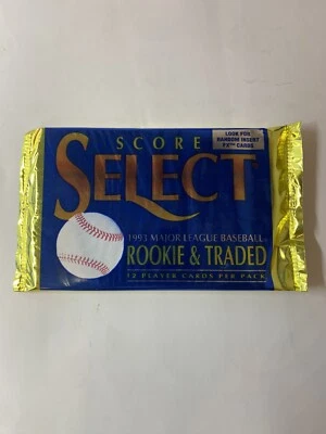 1993 Score Select Rookie And Traded Baseball Factory Sealed Single Packs (1) - Image 1 of 4