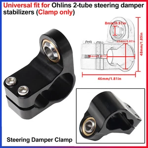 22mm Dämpfer Klemmhalter universal für Ohlins 2-Rohr Lenkungsdämpfer Stabilisatoren - Bild 1 von 24