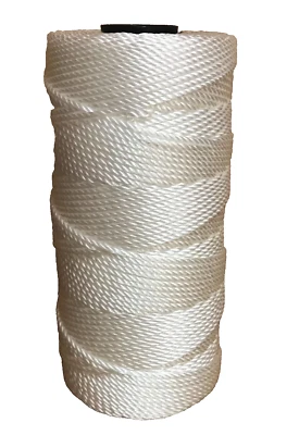SECURELINE #36 X 580 Nylon White String Setline Fish Limbline Trotline Bank Drop Set Line