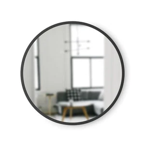Umbra Hub Round Wall Mirror 45cm Decorative Makeup Mirror For Bedroom Bathroom - Picture 1 of 11