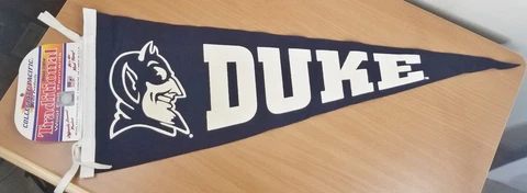 Collegiate Pacific 12" x 30" Wool Felt Pennant NCAA Duke Blue Devils Cover
