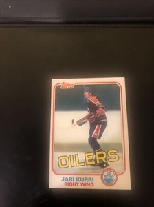 1981-82 Topps Jari Kurri Rookie Card #18 RC Oilers