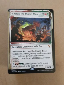 Custom Commander Deck ~ Extra Combats ~ Anzrag, the Quake-Mole ~ EDH Deck - Picture 1 of 6