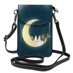Moomin Mii Shoulder Bag, Smartphone Pouch, Walking Bag, Women's, PU Lea - Picture 1 of 6