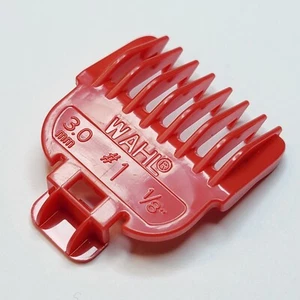 ORIGINAL RED 3.0mm #1 1/8" GUIDE COMB for Wahl Color Pro Trimmer MODEL 9891-100 - Picture 1 of 24