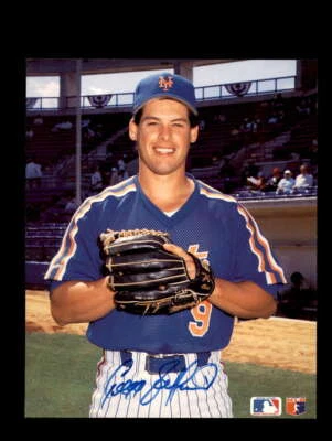 Foto autógrafa firmada por Gregg Jefferies 8x10 Mets Foto 1 de 2
