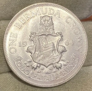 1964 Bermuda Crown - Silver - Picture 1 of 2