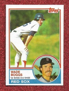 1983 TOPPS #498 WADE BOGGS ROOKIE RC NM-MT HOF RED SOX YANKEES 3.000 HITS - Bild 1 von 1